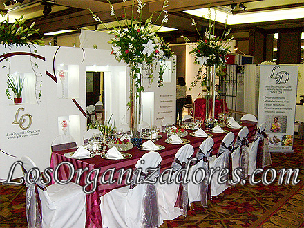 Stands de LosOrganizadores.com en ExpoNovia 2011 del Hotel Ramada Plaza Herradura